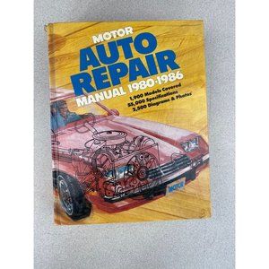 MOTOR Auto Repair Manual 1980 - 1986 With 1900 Models Covered